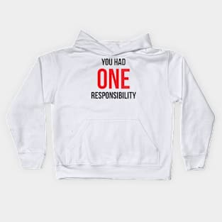 Single Responsibility Principle Kids Hoodie